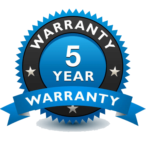 5 yrs warranty LG