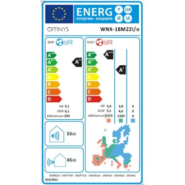 WNX-18M22i energy label
